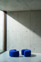 Pouf Ü - Wool - Blueberries - Noo.ma Design - The Bradery