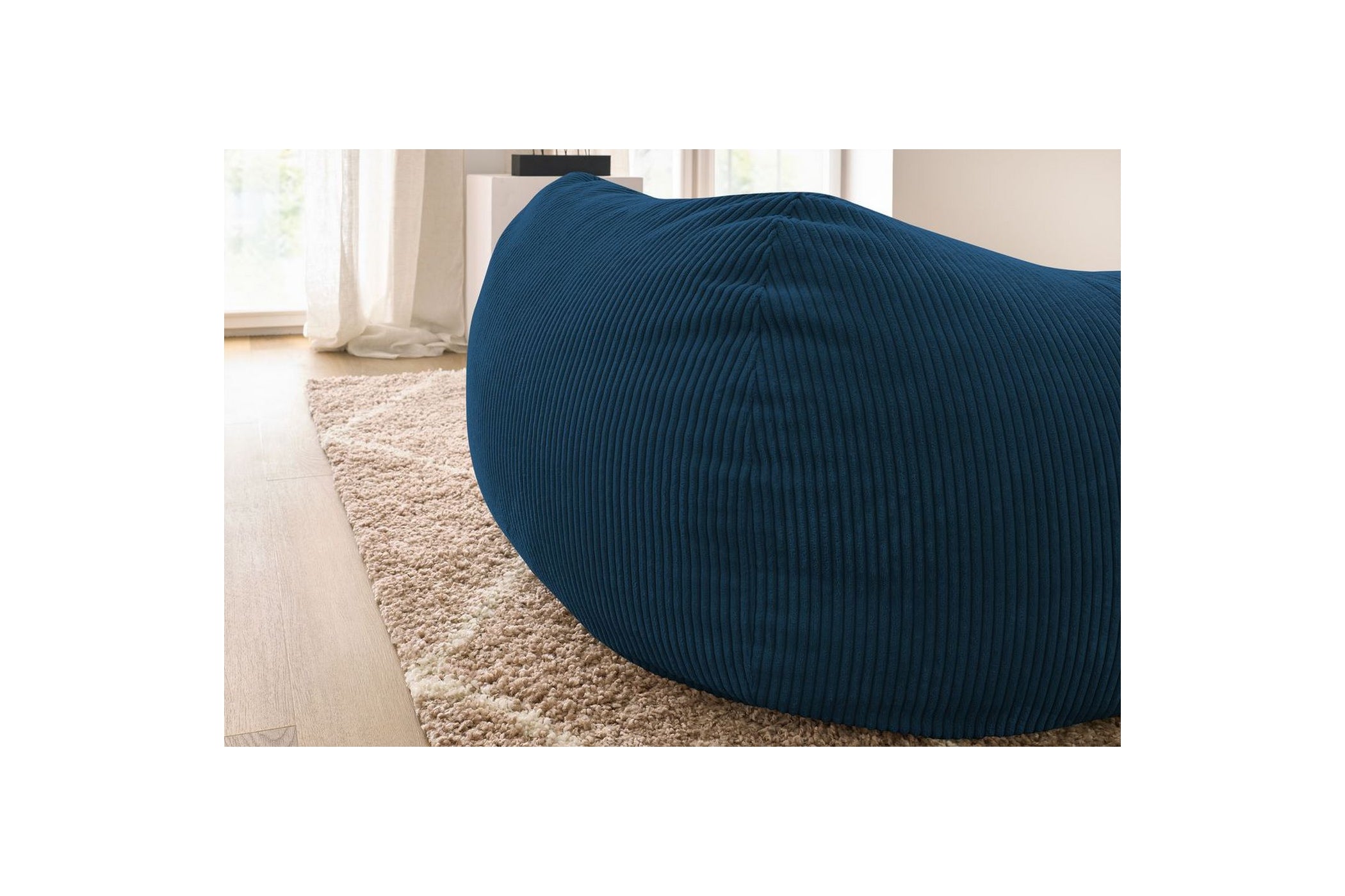 Puf ultrasuave VOLTAIRE de pana - BOBOCHIC - The Bradery