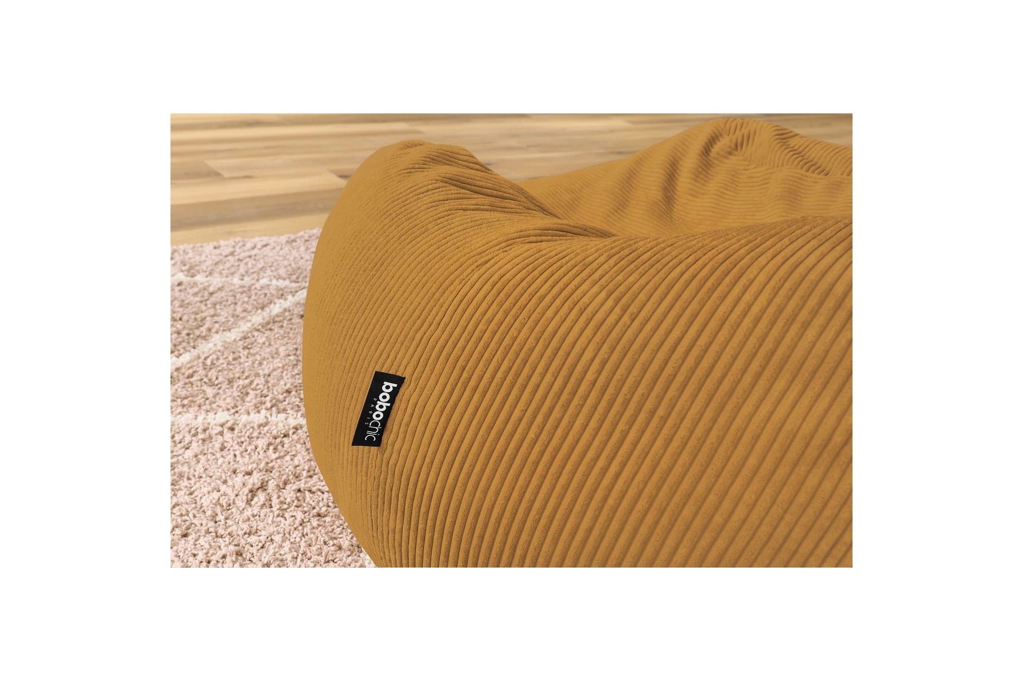 Puf ultrasuave VOLTAIRE de pana - BOBOCHIC - The Bradery