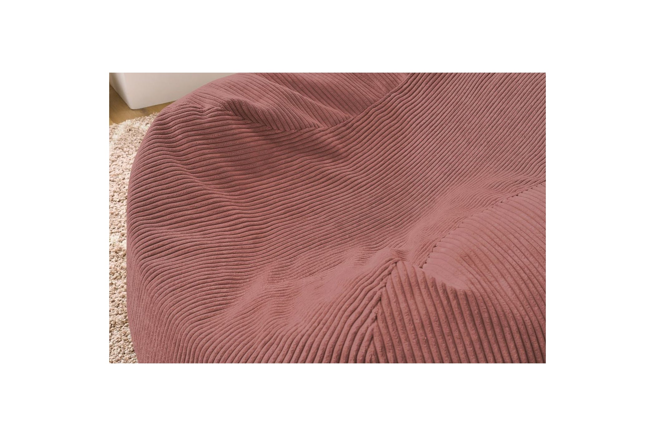 Puf ultrasuave VOLTAIRE de pana - BOBOCHIC - The Bradery