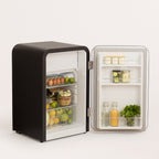 Retro Fridge 107L - Refrigerator - Black