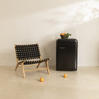Retro Fridge 107L - Refrigerator - Black