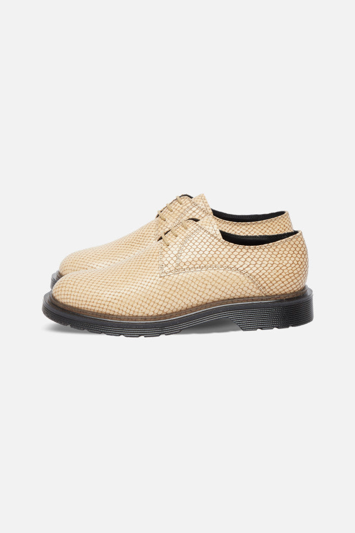 Zapatos Oxford Titi - Pitón Beige