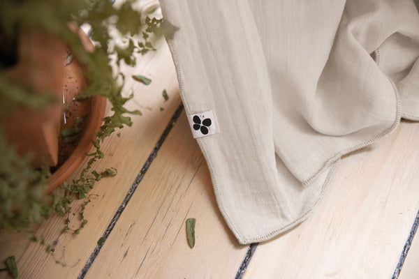 Rideau ajustable + anneau GAÏA Pampa - L'Effet Papillon - The Bradery