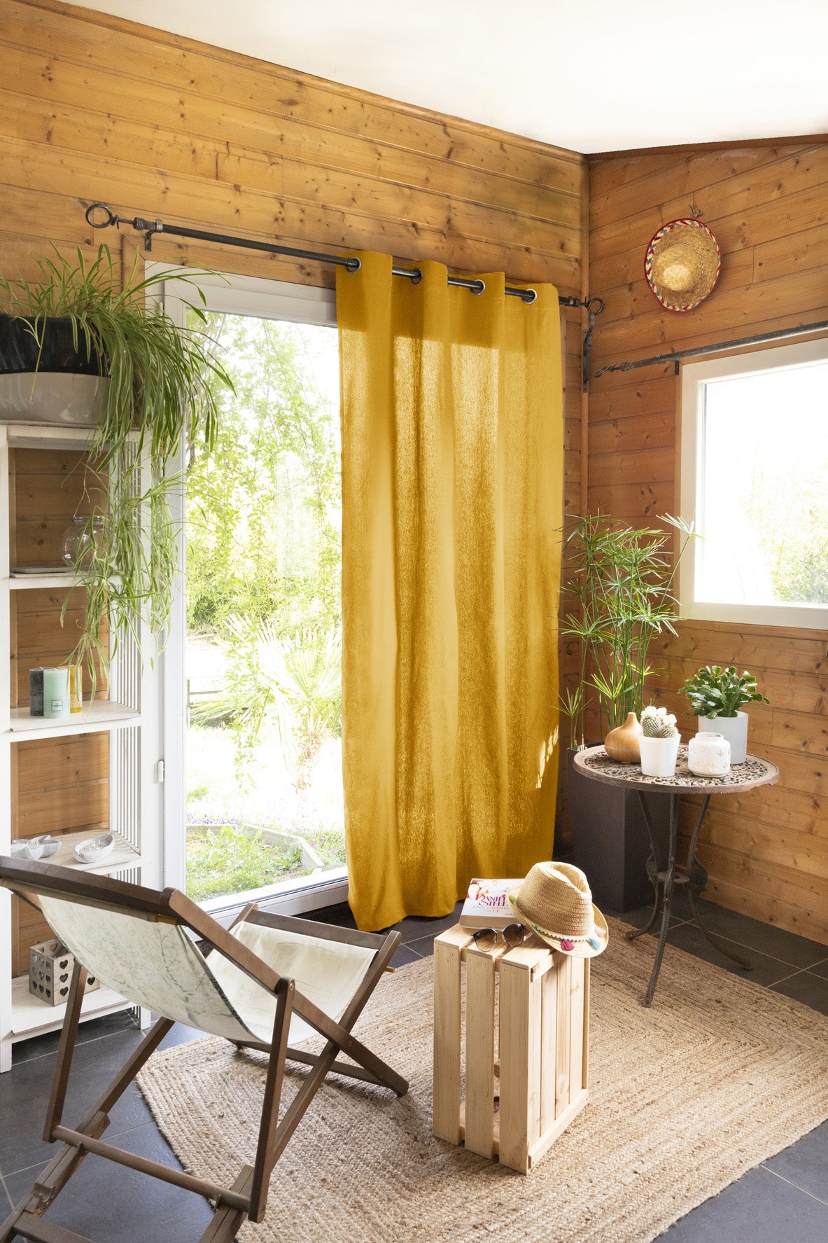 Kala Saffron Curtain - Butterfly Effect - The Bradery