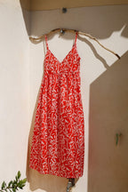 Byron Bamboo Dress - Lipstick Red