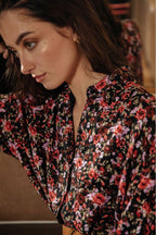 Vestido Lison Fleur Rojo - Saaj Paris - The Bradery