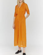 Vestido Mercy Cut Yarn - Naranja