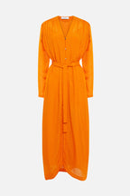 Vestido Mercy Cut Yarn - Naranja