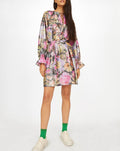 Vestido Shelton Polaroid - Multi Charbon