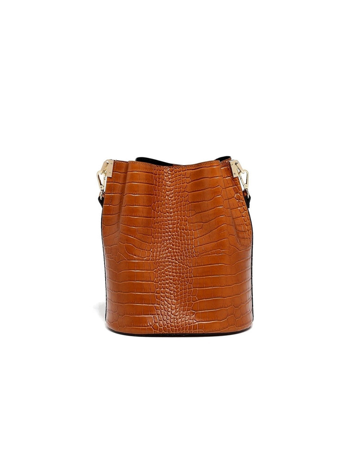 Bruna Croco Crossbody Bag - Camel - Maison Heritage - The Bradery