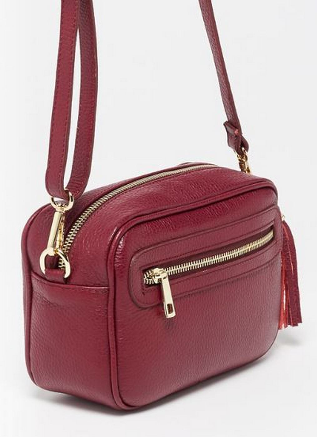 Gaby Crossbody Bag - Burgundy - Maison Heritage - The Bradery