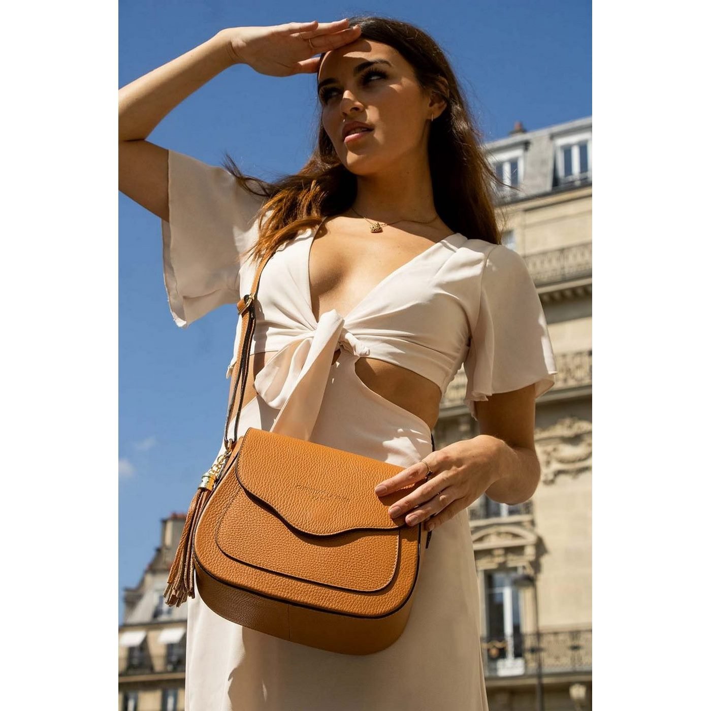 Bolso Bandolera Ina - Camel - Christian Laurier - The Bradery