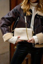 Bolso Bandolera Perla - Beige - Victor & Hugo - The Bradery