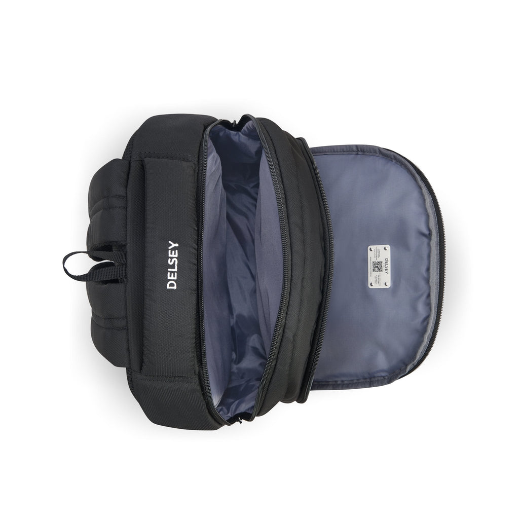 Sac À Dos 2 Compartiments - Element Backpacks Aviator - Noir - Delsey Paris - The Bradery