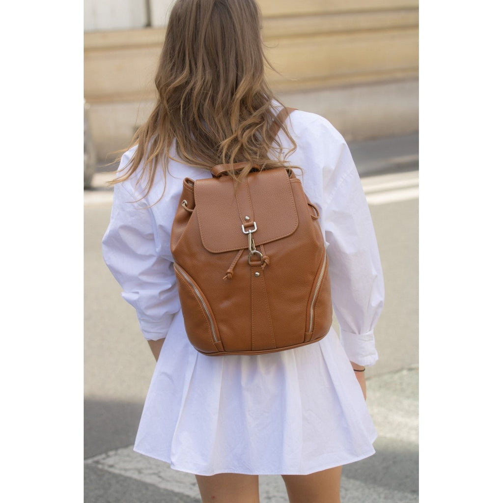 Lauren Backpack - Camel - Victor & Hugo -The Bradery