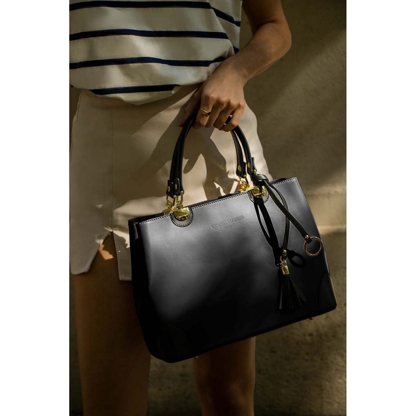 Bolso de Mano Armel - Negro - Christian Laurier - The Bradery