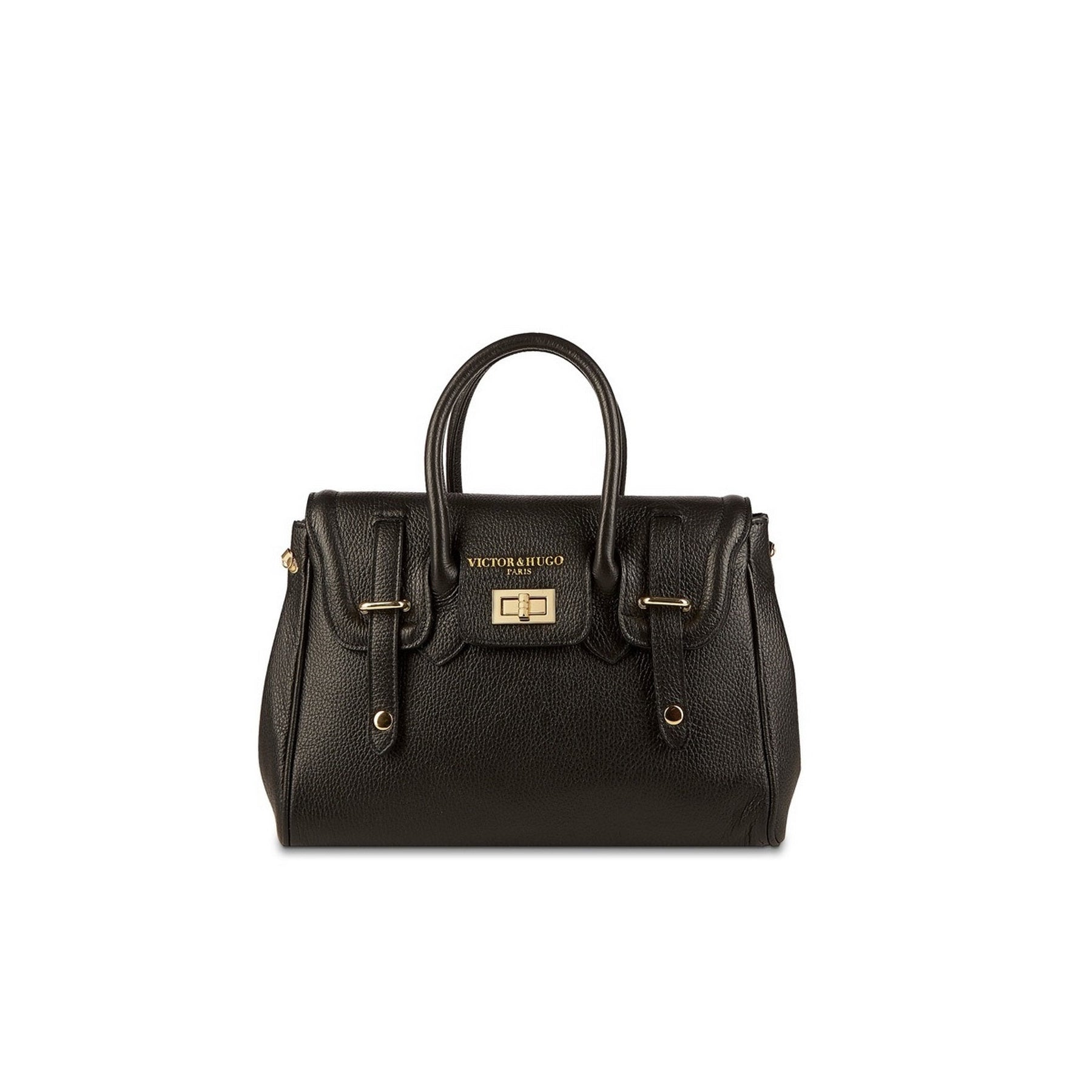 Ondine Briefcase Handbag - Black - Victor & Hugo -The Bradery