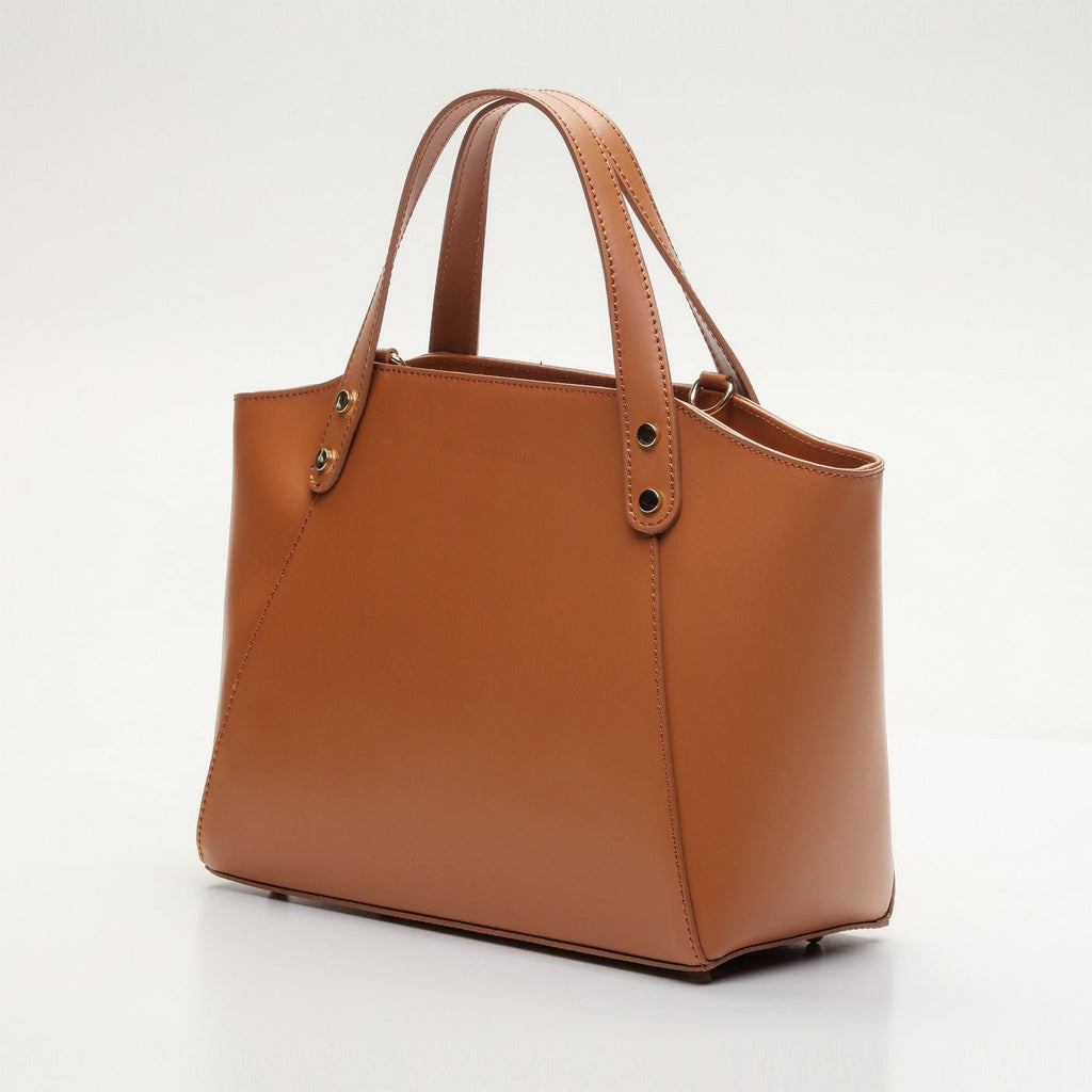 Sac A Main Parl Camel - Femme - Maison Heritage - The Bradery