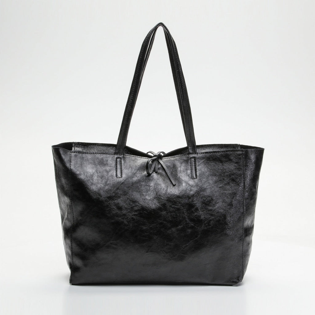Sac À Main Vog - Noir Métallique - Victor & Hugo - The Bradery