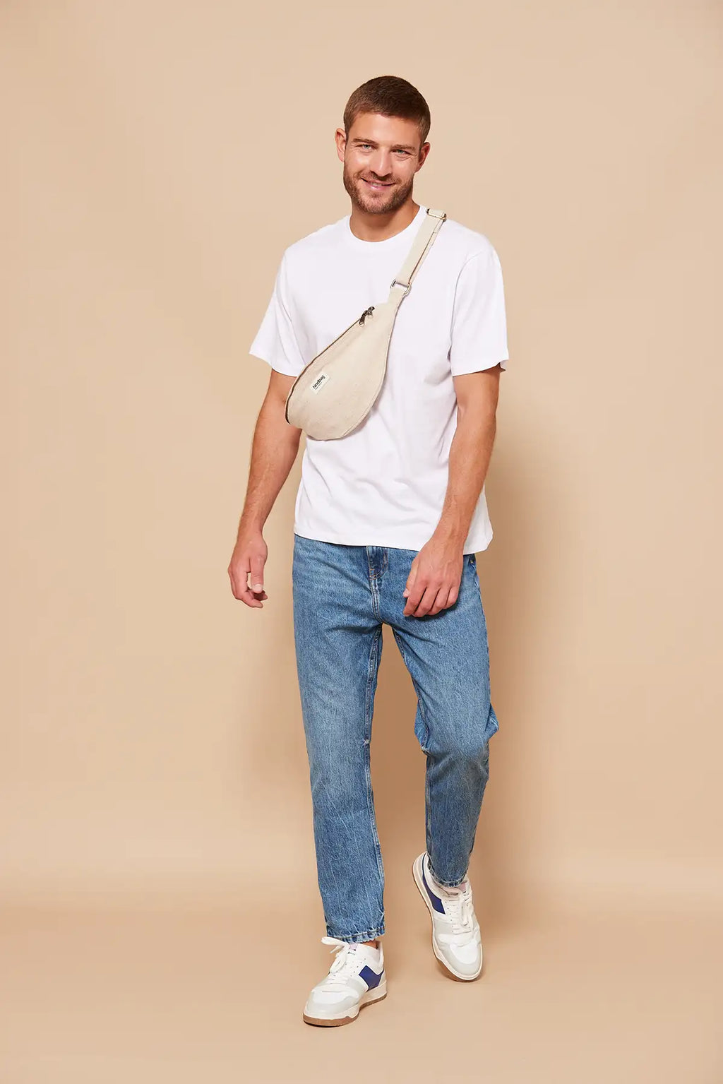Bæltetaske L Sasha Jute Hindbag2