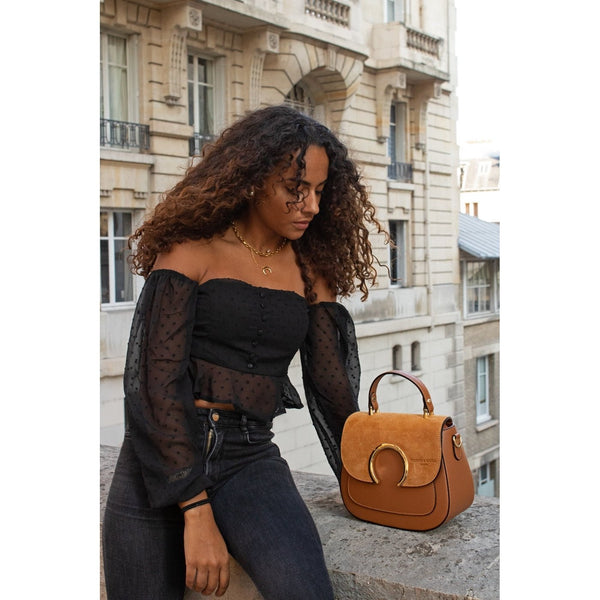 Bolso Bandolera Mina - Camel - Victor & Hugo - The Bradery