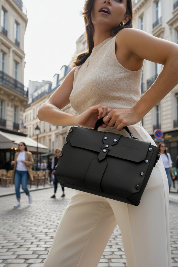 Sac Bandouliere Paty - Noir - Christian Laurier - The Bradery