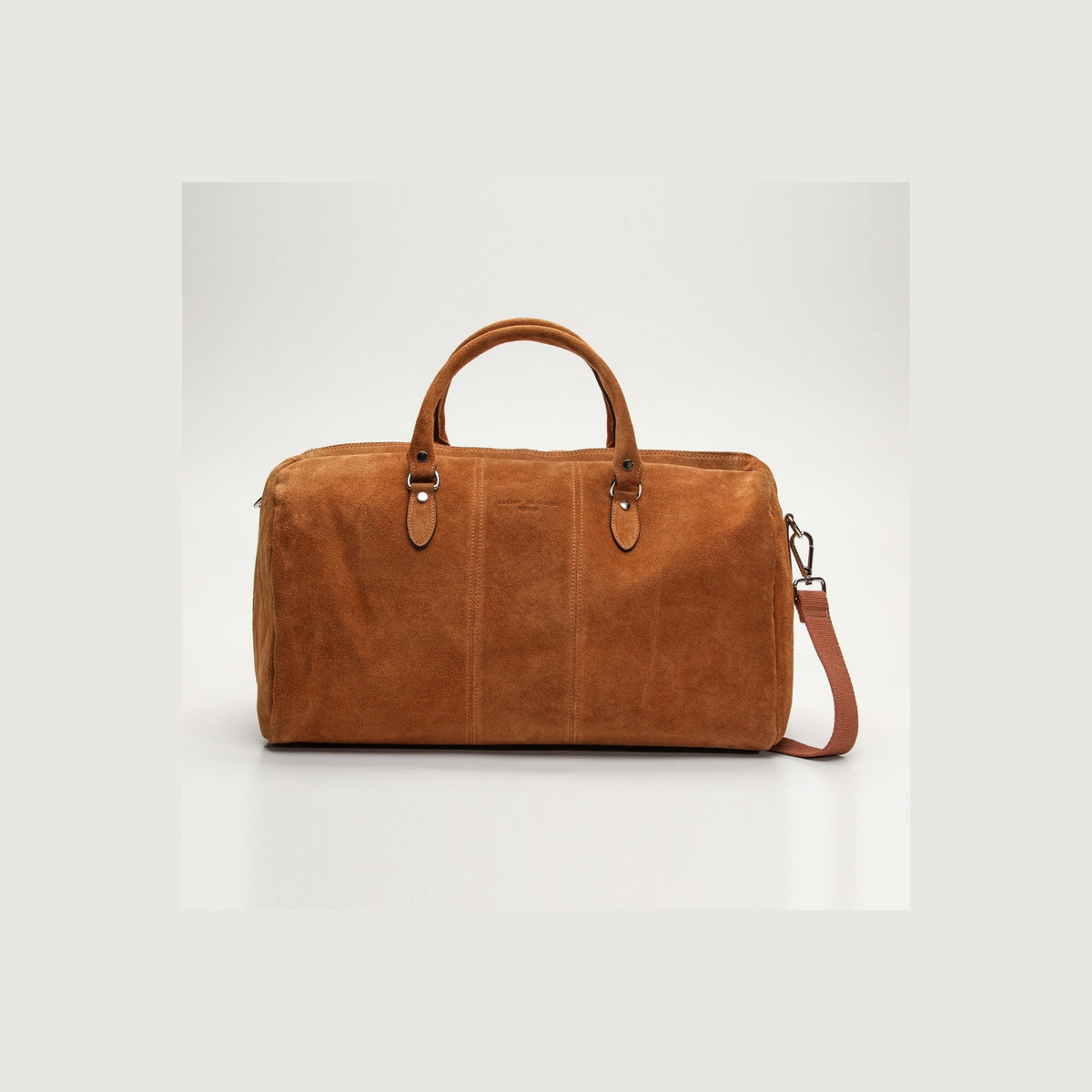 Sac De Voyage Week Daim Camel - Homme SAC DE VOYAGE Maison Heritage