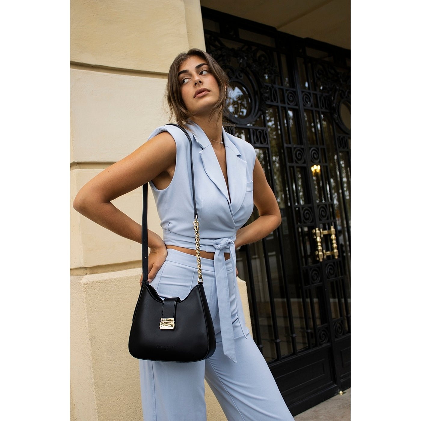 Hely Shoulder Bag - Black - Christian Laurier - The Bradery