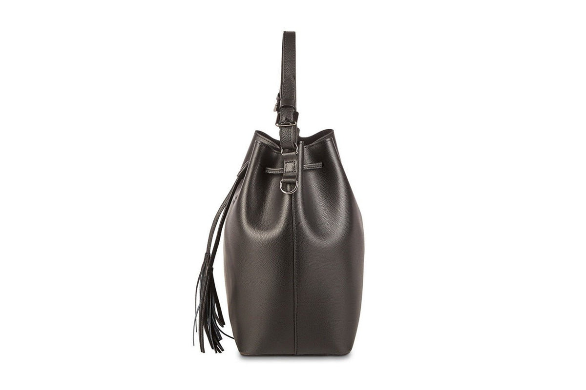 Jila Bucket Bag - Black - Maison Heritage - The Bradery