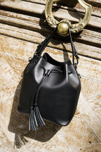Jila Bucket Bag - Black - Maison Heritage - The Bradery