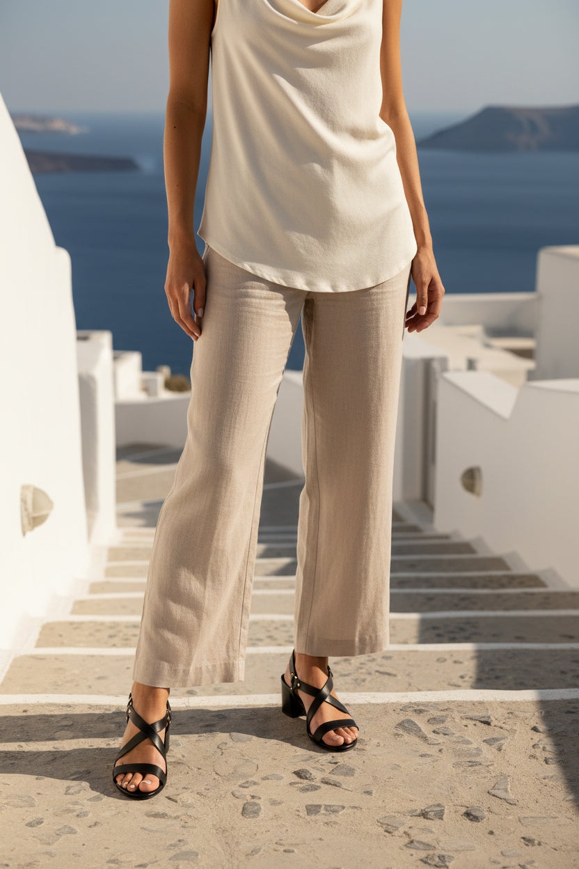 Sandales A Talons Ama - Noir - White Sun - White Sun* - The Bradery