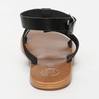 Sandalias con tira al tobillo Bharathi - Negro - Sol Blanco - Sol Blanco* - The Bradery