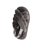 Sandales Disco Cross Slide - Gris - Femme - UGG - The Bradery
