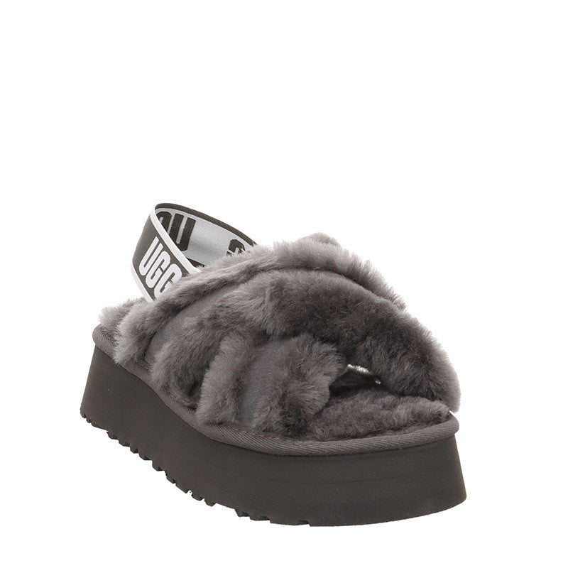 Sandales Disco Cross Slide - Gris - Femme - UGG - The Bradery