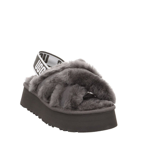 Sandales Disco Cross Slide - Gris - Femme - UGG - The Bradery