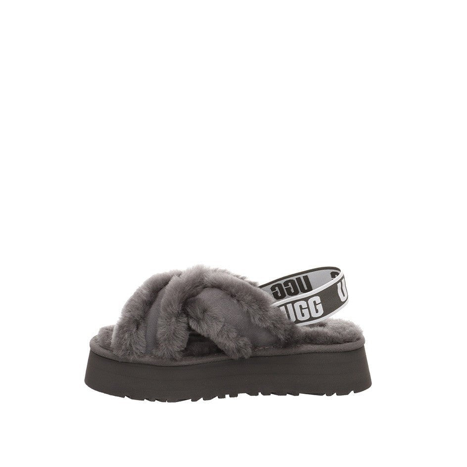 Sandales Disco Cross Slide - Gris - Femme - UGG - The Bradery