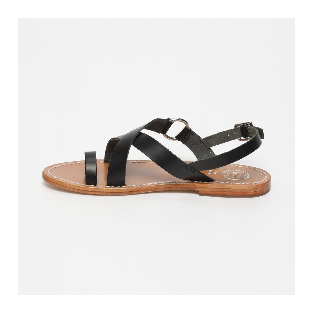 Devakali Fingerless Sandals - Black - White Sun - White Sun* - The Bradery