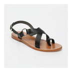 Devakali Fingerless Sandals - Black - White Sun - White Sun* - The Bradery