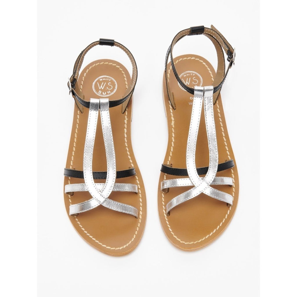 Sandales Essentielles Thoasa - Argent / Noir - White Sun - White Sun* - The Bradery