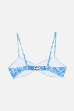 Top De Bikini Waters Bamboo - Bleu Mediterannee