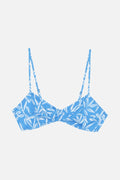 Top De Bikini Waters Bamboo - Bleu Mediterannee