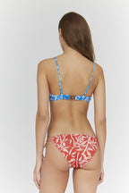 Top De Bikini Waters Bamboo - Bleu Mediterannee