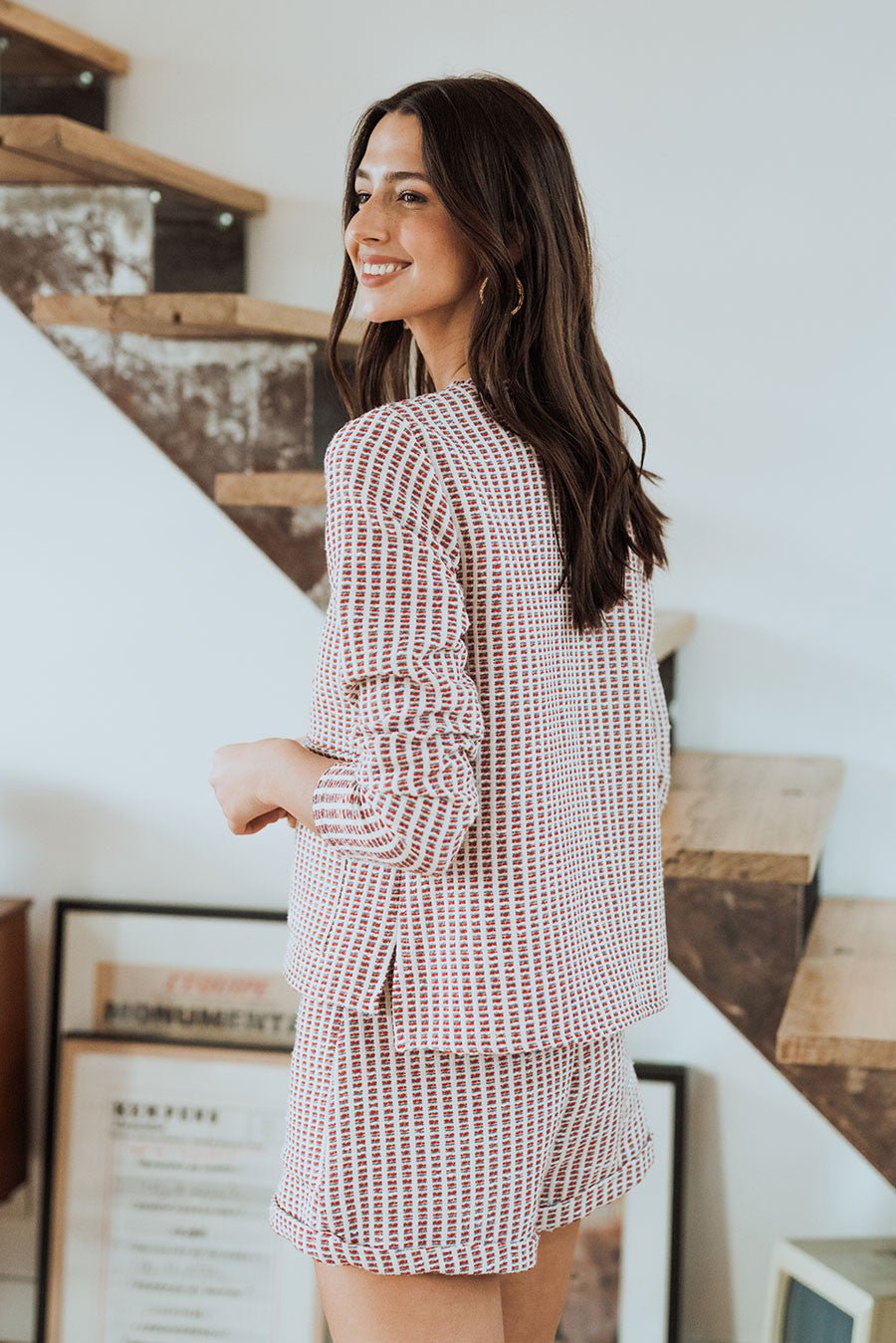 SHORT JOHN RAYA ROUGE - Saaj Paris - The Bradery