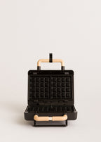 Stone Studio Double - Sandwichera, Grill & Gofrera con Placas Intercambiables - Negro