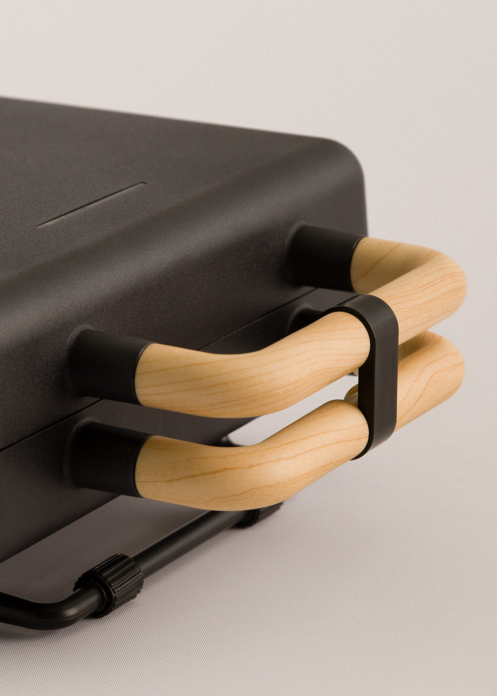 Stone Studio Double - Sandwichera, Grill & Gofrera con Placas Intercambiables - Negro