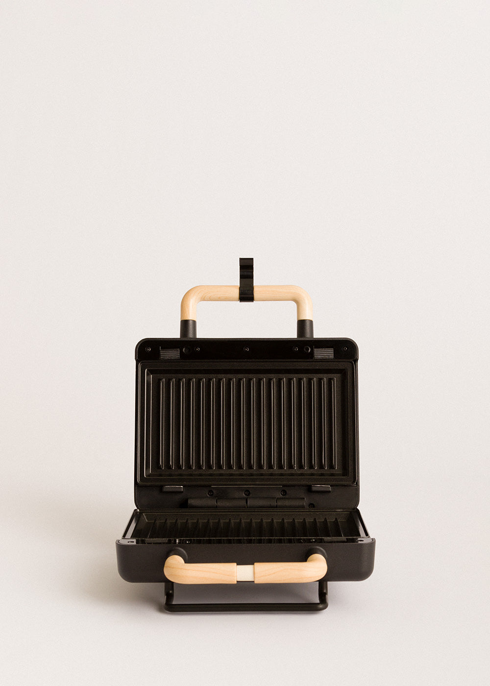 Stone Studio Double - Sandwichera, Grill & Gofrera con Placas Intercambiables - Negro