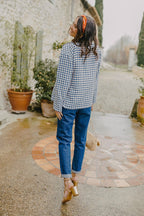 Sobrecamisa Adam Azul Cuadros - Saaj Paris - The Bradery