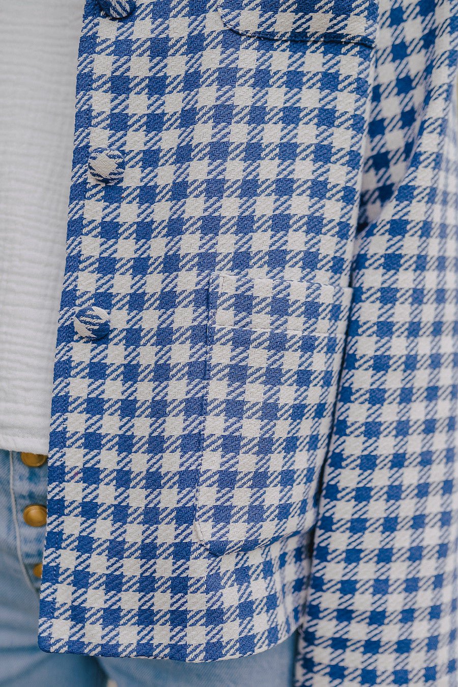 Sobrecamisa Adam Azul Cuadros - Saaj Paris - The Bradery