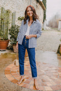 Sobrecamisa Adam Azul Cuadros - Saaj Paris - The Bradery